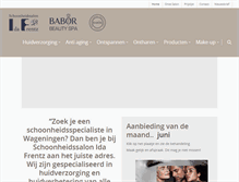 Tablet Screenshot of idafrentz.nl
